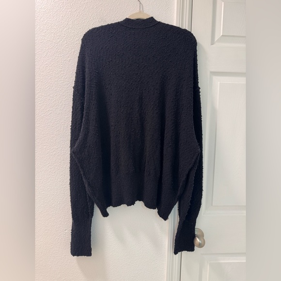 Free people Found My Friend cardigan size large in black - Picture 3 of 6
